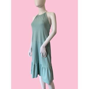 Vintage Women’s Lacoste Light Green Cotton Tennis Dress